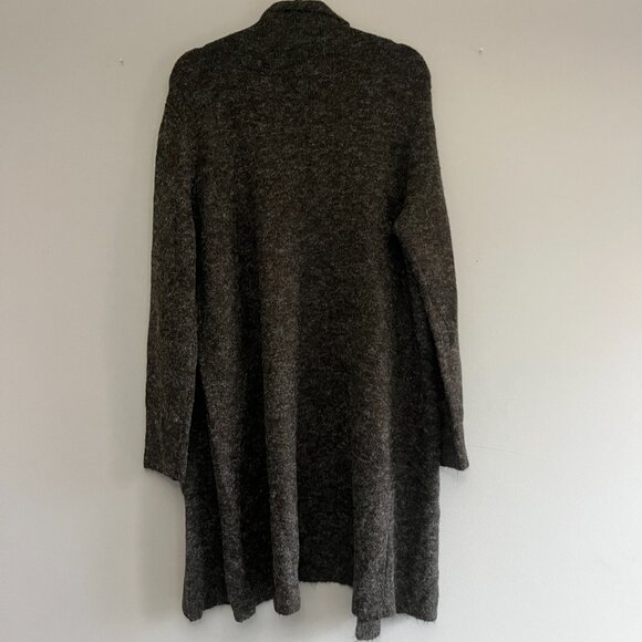 Joseph A Womens Open Front Cardigan Sweater Marled Grey Size M/L Relaxed… - Picture 4 of 7